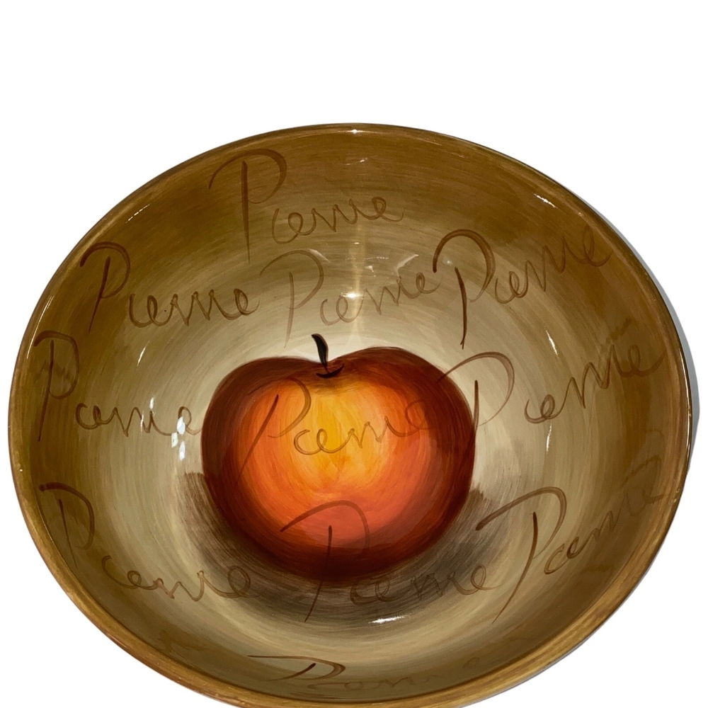 Fruition Hand-painted 11-in Large Serving Bowl- Discontinued